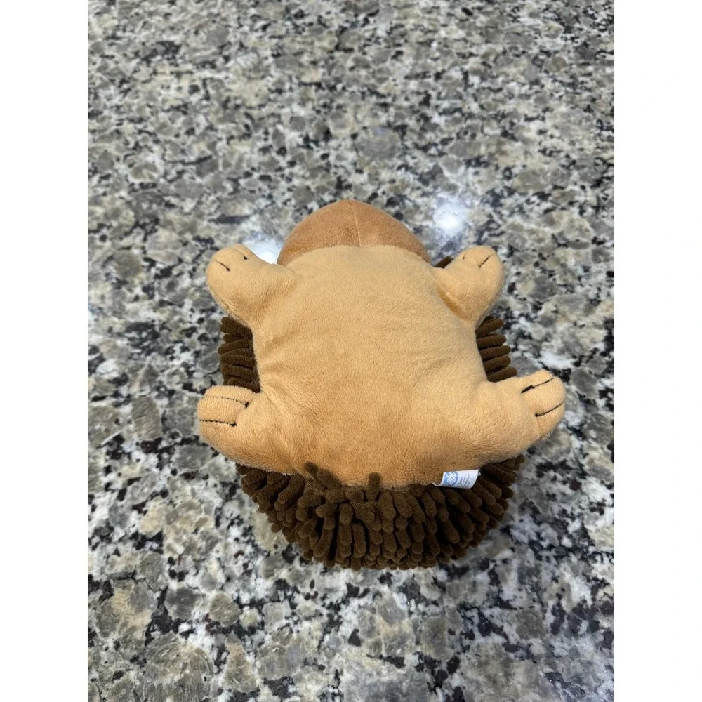 ABC Bakers Girl Scout Hedgehog Plush Brown Pink Flower 2015-2016 New England Toy